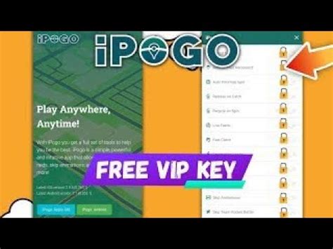 Also Pokemon view, Quest streams, and Raid, Dark Mode enable for. . Ipogo free vip key 2022
